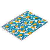 Carnet Motif sans couture. Fleur de citron. Les fleurs so (Côté gauche)