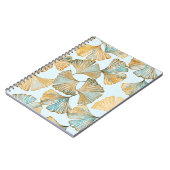 Carnet Motif sans couture Gingko Feuille (Côté gauche)