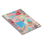 Carnet Motif sans couture. Imitation d'un motif de patchw (Côté Droit)