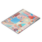 Carnet Motif sans couture. Imitation d'un motif de patchw (Côté gauche)
