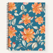 Carnet Motif sans couture rétro (Devant)