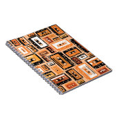 Carnet Motif sans couture rétro (Côté Droit)