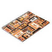 Carnet Motif sans couture rétro (Côté gauche)