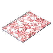 Carnet Motif sans couture rouge et blanc (Côté gauche)