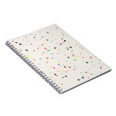 Carnet Motif sans couture Terrazzo Speckle (Côté Droit)
