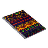 Carnet Motif sans couture tribale. (Côté Droit)