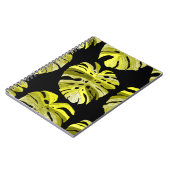 Carnet Motif sans faille créative avec feuilles tropicaux (Côté gauche)