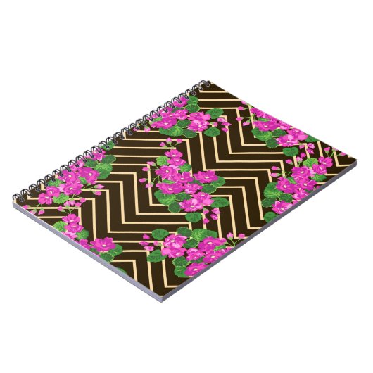 Carnet Motif sans parfum dans des fleurs douces. Dépôt (Côté gauche)