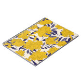 Carnet motif sans soudure à fleurs et à feuilles (Côté gauche)