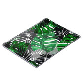 Carnet motif sans soudure de feuilles tropicaux et élémen (Côté gauche)