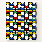Carnet Motif scandinave noir du Bauhaus du milieu du sièc (Dos)