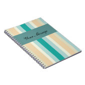Carnet Motif Seashore Stripes (Côté Droit)