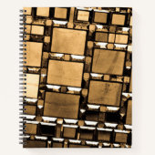 Carnet Motif Sepia Mirror (Devant)