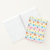 Carnet Motif Sesame Pals couleur arc-en-ciel (Intérieur)