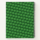 Carnet Motif shamrock (Dos)