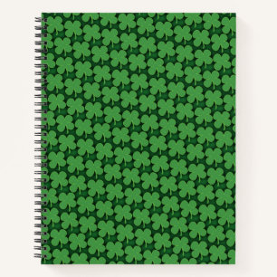 Carnet Motif shamrock