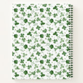 Carnet Motif Shamrock Aquarelle douce (Dos)