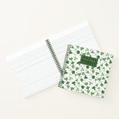 Carnet Motif Shamrock Aquarelle douce (Intérieur)