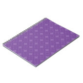 Carnet Motif shippo violet (Côté gauche)