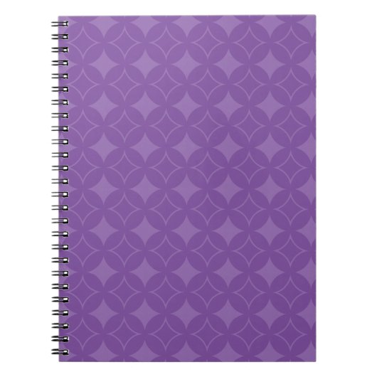 Carnet Motif shippo violet (Devant)