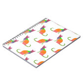 Carnet Motif Silhouette de chat à basse densité (Côté gauche)