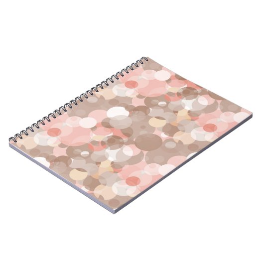 Carnet Motif simple - cercles (Côté gauche)