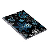 Carnet Motif Snowflake (Côté Droit)