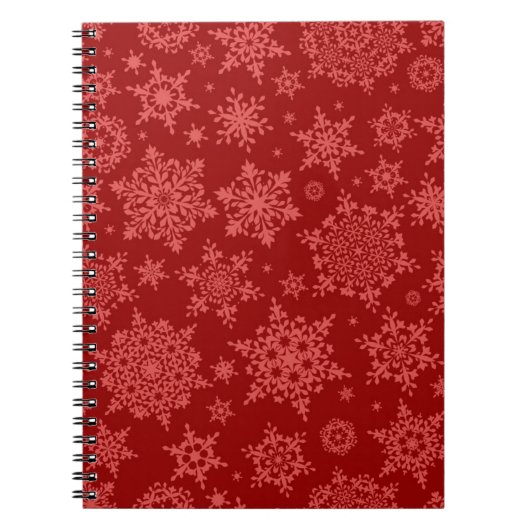 Carnet Motif Snowflake (Devant)