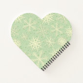 Carnet Motif Snowflake (Dos)