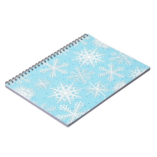 Carnet Motif Snowflake (Côté gauche)