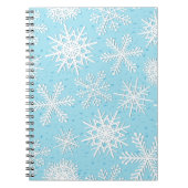 Carnet Motif Snowflake (Devant)