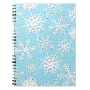 Carnet Motif Snowflake