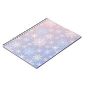 Carnet Motif Snowflake (Côté gauche)