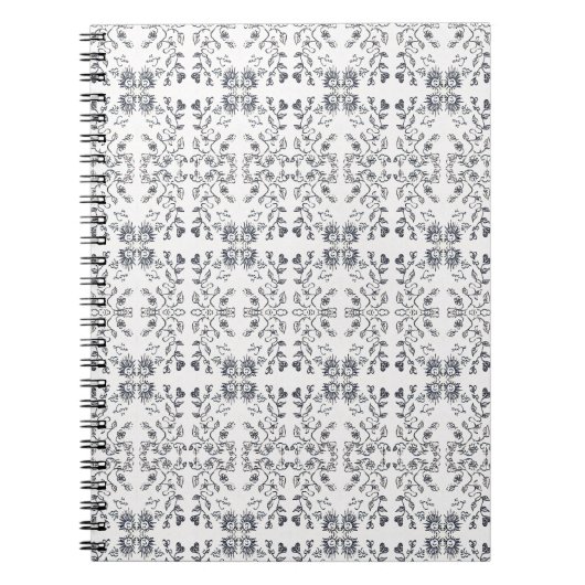 Carnet Motif Soleil Et Fleurs (Devant)