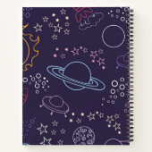 Carnet Motif spatial (Dos)
