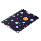 Carnet Motif spatial (Côté gauche)