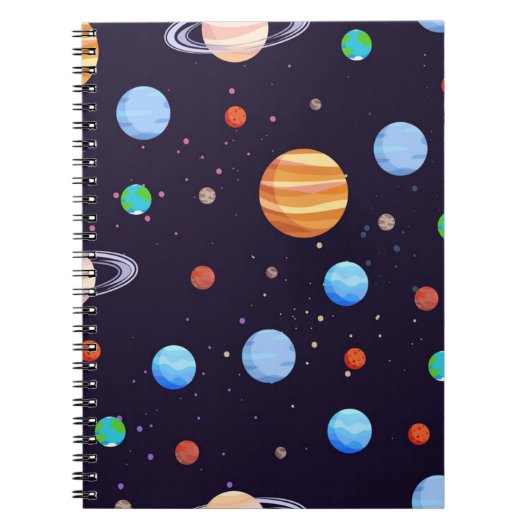 Carnet Motif spatial (Devant)