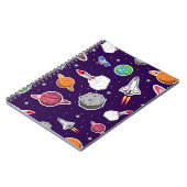 Carnet Motif spatial (Côté gauche)
