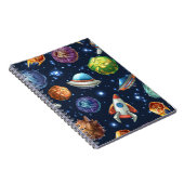 Carnet Motif spatial (Côté Droit)