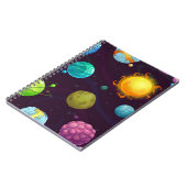 Carnet Motif spatial (Côté gauche)