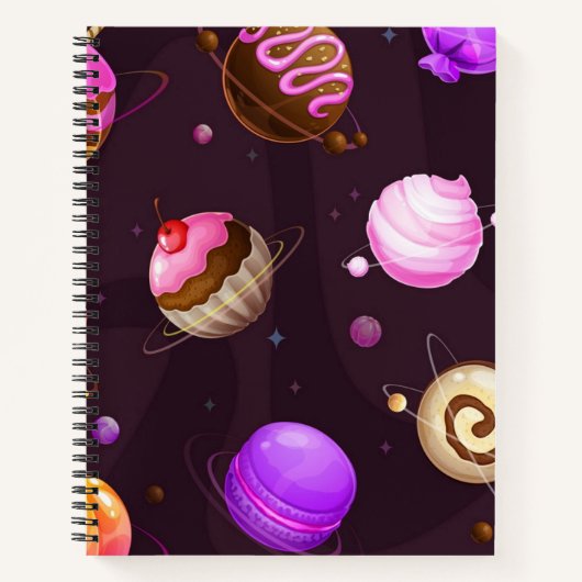 Carnet Motif spatial (Devant)