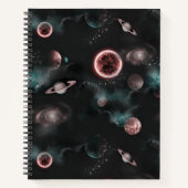 Carnet Motif spatial (Devant)
