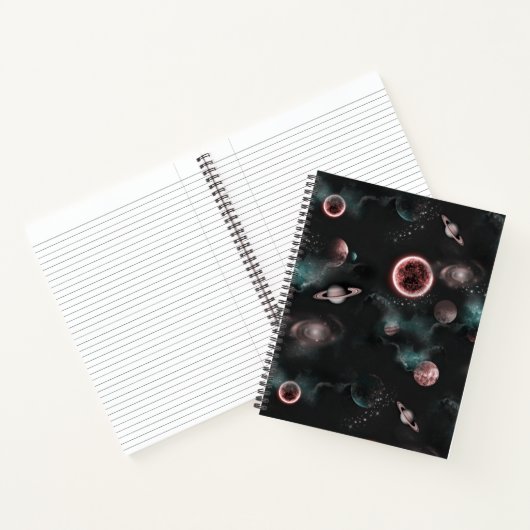 Carnet Motif spatial (Intérieur)