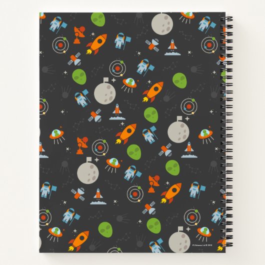 Carnet Motif spatial (Dos)