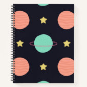 Carnet Motif spatial (Devant)