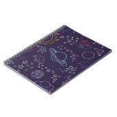 Carnet Motif spatial (Côté gauche)