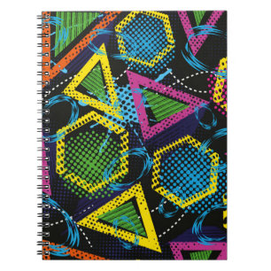 Carnet Motif sportif grunge abstrait pour enfants. S