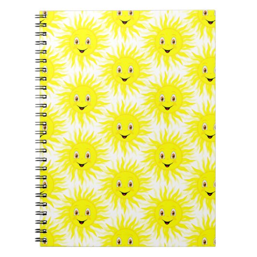 Carnet Motif Sunshine Bébé (Devant)