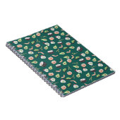Carnet Motif Sushi vert mignon (Côté Droit)
