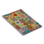 Carnet Motif Talavera. Un patchwork indien. Nom turc (Côté Droit)